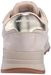Anne Klein Women's Runner Sneaker, Beige Multi, 6 M