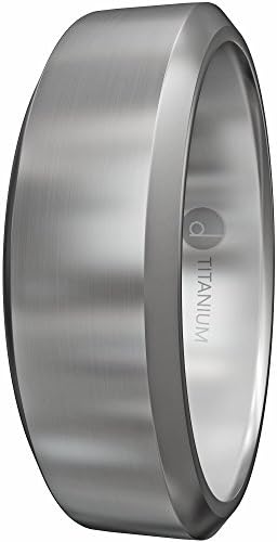 8MM Titanium Ring - Wedding Band &amp; Promise Ring for Men and Women - Comfort Fit - Hypoallergenic