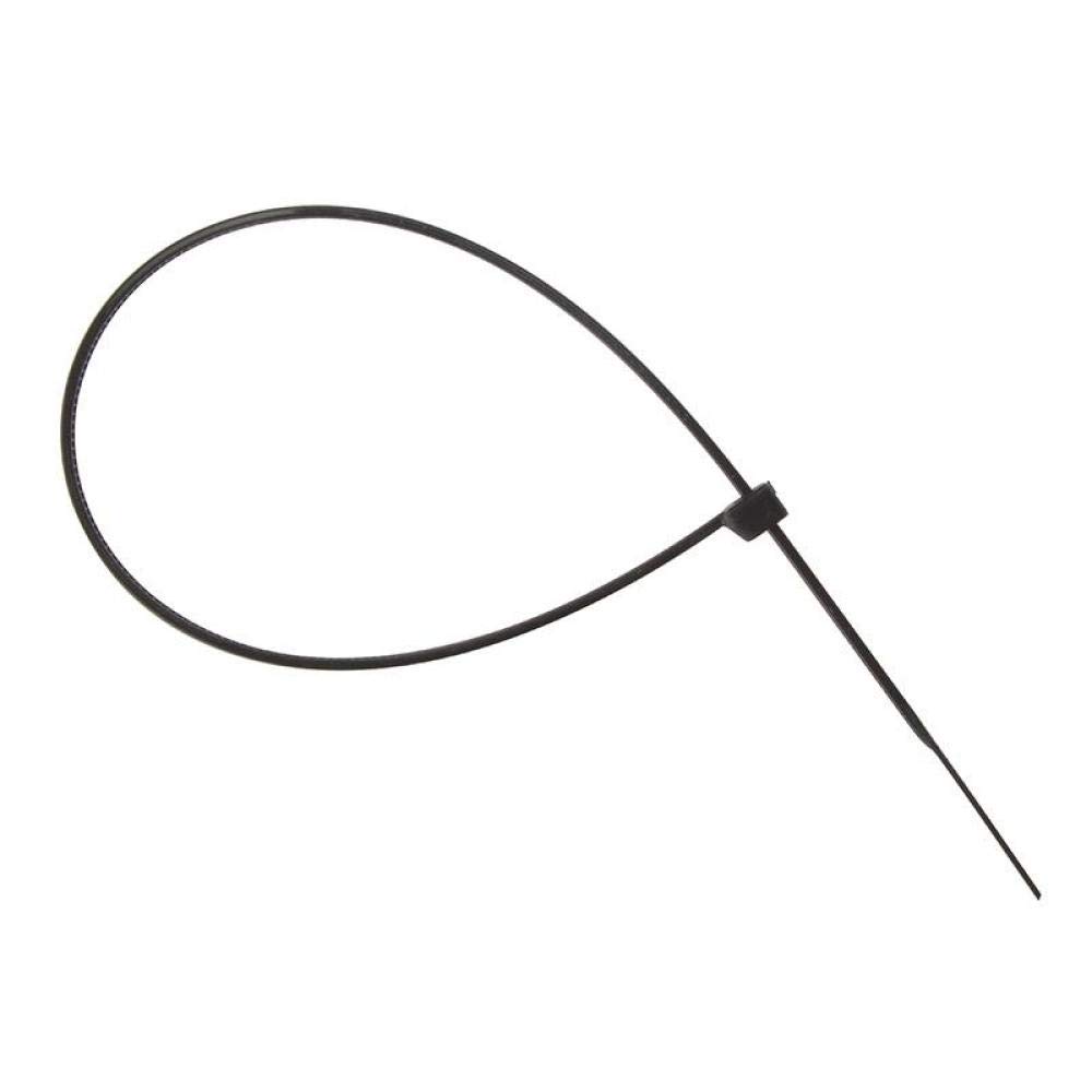 ForgeFix Cable Ties | 7.6 x 380mm | Black | Bag 100