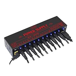 VSN Guitar Pedal Power Supply 10 Isolated DC Output