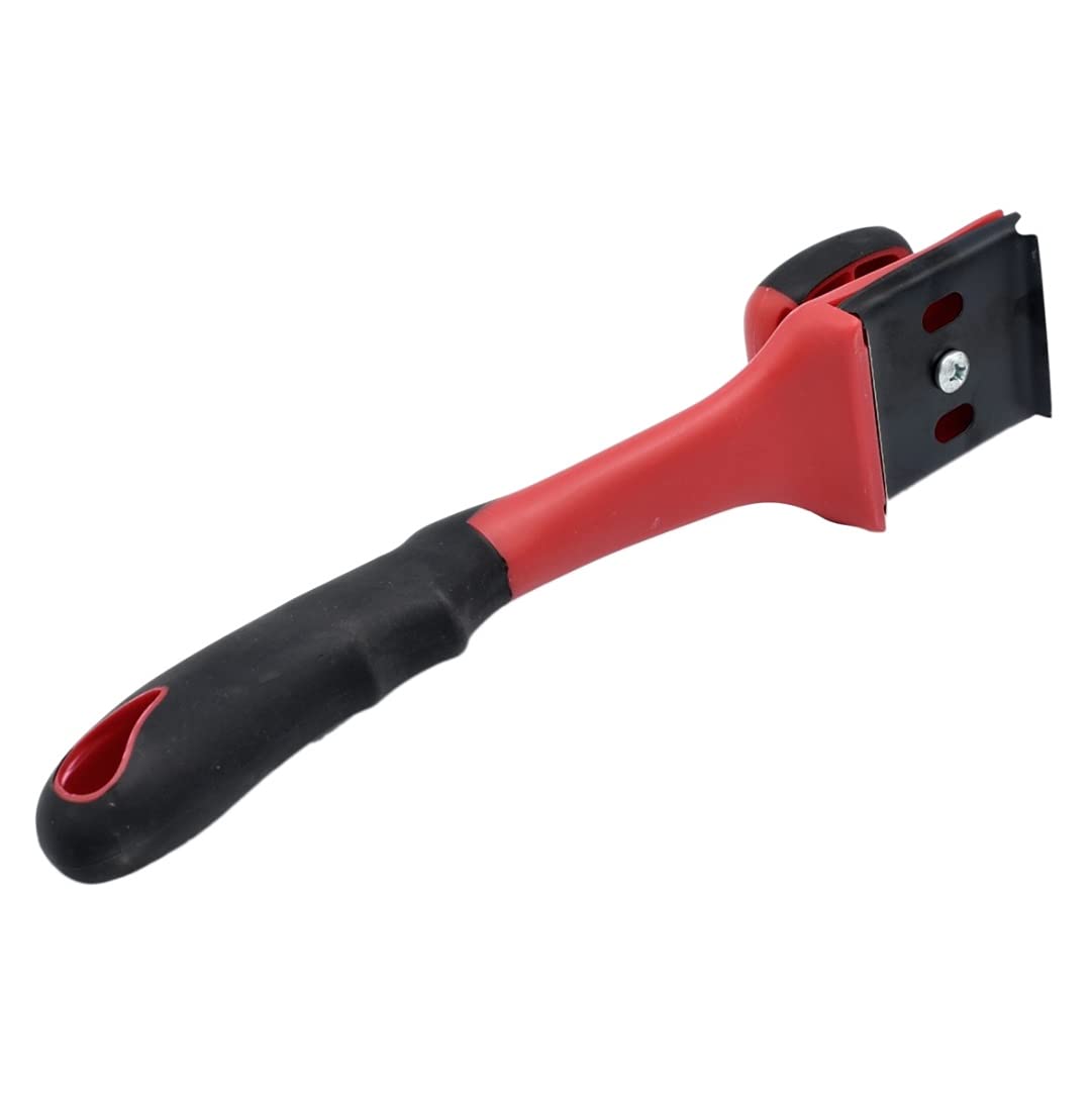 Amtech G4515 Heavy Duty Wood Scraper, 4-Edge Scraper with Comfort Grip Handle, 2.5” Scraper Head can be Re-Sharpened