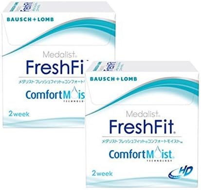 Amazon メダリスト フレッシュフィット コンフォートモイスト 8 6 Pwr 5 00 6枚入 2箱 メダリスト ソフト コンタクトレンズ