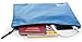 HOPEVILLE Travel Organizer Set, 3 assorted sized zipper bags for travel documents and travel accessories, Premium pouches for luggage, handbag or backpack (Blue)