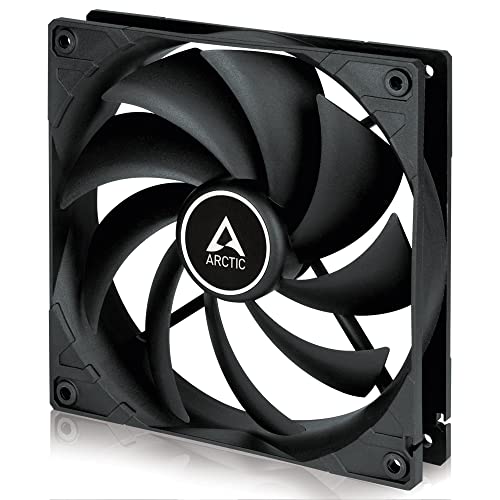 ARCTIC F14 Silent - 140 mm Case Fan, Ultra-Quiet, Extra Quiet Motor, Computer, Almost inaudible, Fan Speed: 800 RPM - Black