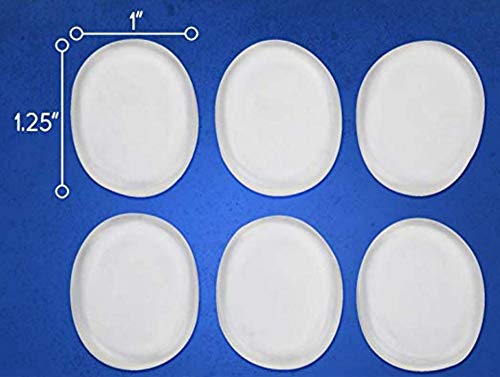 6 Sheets 36 Pcs Transparent Shoe Blister Pads Circle Silicone Gel Soft Spot Sticker Invisible Anti-Abrasion Self-Adhesive Inserts Insoles Foot Protect Care Tools
