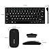 CHONCHOW Wireless Keyboard and Mouse combo with Nano Usb Hot Keys need 4AAA Battery Energy-saving Tech Ultra slim Adjustable DPI Mice compatible with windows 7 8 10 xp iMac rasberry pi(Mi-11b)