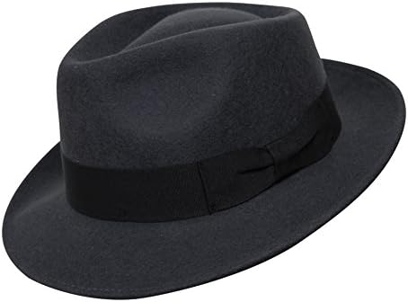 Amazon.com: Bailey of Hollywood Wynn Litefelt® Fedora - Black/S