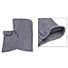 Triwonder 6 in 1 Thermal Fleece Balaclava Hood Police Swat Ski Bike Wind Stopper Mask (Grey)