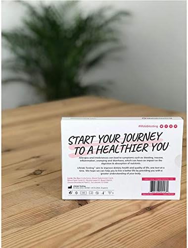 Lifelab Testing Complete Intolerance Test | at Home Personalised Kit Tests 160 Items| Quick and Fast Results Online