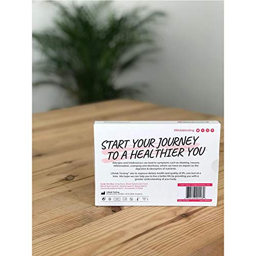 Lifelab Testing Complete Intolerance Test | at Home Personalised Kit Tests 160 Items| Quick and Fast Results Online
