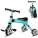 2 in 1 Kids Tricycles for 2 3 4 Years Old and Up Boys Girls Tricycle Kids Trike Toddler Tricycles for 2-4 Years Old Kids Toddler Bike Trike 3 Wheels Folding Tricycle Kids Walking Tricycle Walk Trike