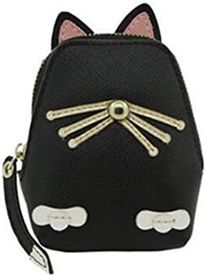 Cute Cat Wallets Coin Purse Wallet Clutch Card Holder with Key Ring for Teen Girls