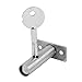 uxcell Office Door Stainless Steel Hidden Manager Tubewell Key Mortise Lock Silver Tone 62x48x22mm