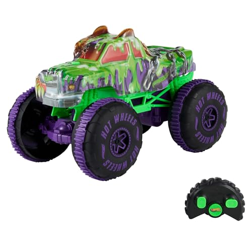 Hot Wheels Monster Trucks Mutant Chaos Wreckin’ Wolf Vehículo RC