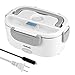 Eroboo Electric Lunch Box, Food Heater Portable Food Warmer for Car and Home with Spoon Storage Box and Removable 304 Stainless Steel Container - Food Grade Material, 12V and 110V