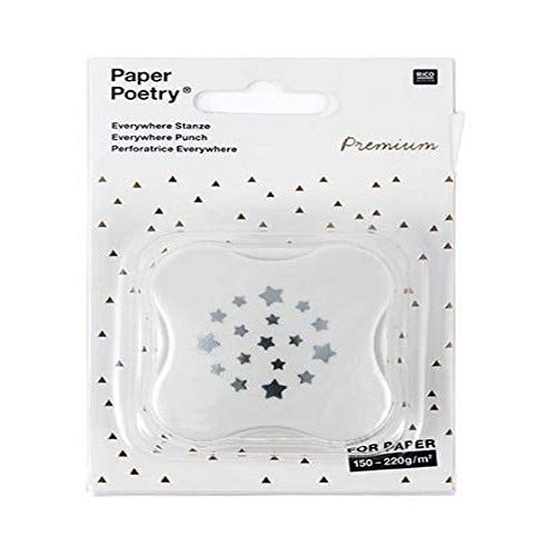 Rico Design Everywhere Punch Stars, Metal, Beige