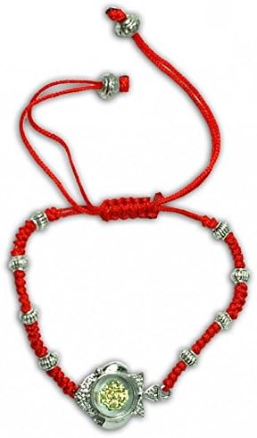 Red String Spinning Jerusalem Cross Kabbalah Protection Bracelet From Jerusalem