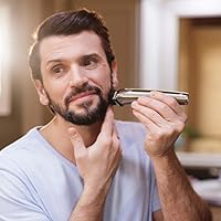 wahl stainless steel lithium ion  beard and nose trimmer for men