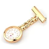 WZC Golden Quartz Movement Nurse Watch