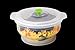 Collapsible Silicone Bowl Set with Vented Lid - 3 Piece. Ideal for Microwave or Oven Thawing/Reheating . Use for Lunches, Hiking, Camping and Salads - Excellent for Freezing and Daily Use