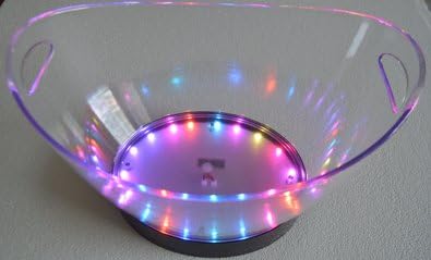 LED Color Changing Rechargeable Ice Bucket 134156