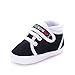 Voberry® Baby Infant Kid Boy Girl Soft Sole Canvas Sneaker Toddler Shoes (0~6 Month, Black)