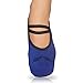 JoyLift Barre, Pilates, Yoga, Exercise, Grip Socks. Non-Slip Bottoms. Cute Non-Skid Slipper Socks. 3 Pairs + Bonus Organza Gift Bag (Blue, Black, Red) for Women & Men