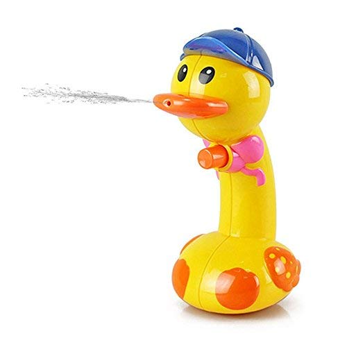 HIPGCC Funny Water Gun Duck, Water Pistol Spray Pump, Bath Toys