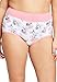 Comfort Choice Women's Plus Size Full Coverage Stretch Cotton Color Block Brief 3-Pack