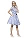 Maggie Tang 50s 60s Vintage Short Sleeves Swing Rockabilly Full Circle Party Dress