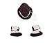 CX-Queen® Baby Photography Prop Handmade Crochet Knit Cowboy Hat boots Outfit