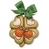 Formella THUN - Cesto Con Fiori E Frutta, Ceramica 15.5x13.2 Cm - Decorazione Classica Per La Casa
