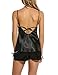 Avidlove Women Sexy Lingerie Lace Sleepwear Satin Pajama Cami Shorts Set