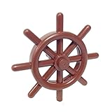 Lego Parts: Boat Ship's Wheel (Reddish Brown)