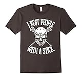 Lacrosse T shirt - I beat people with a stick