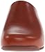 FitFlop Women's Shuv Leather Mule, Dark Tan, 7 M US