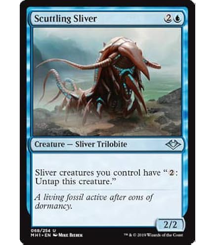 Amazon.com: Magic The Gathering - Telekinetic Sliver - Time
