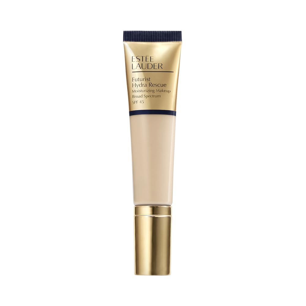 Photo 1 of Estée Lauder Futurist Hydra Rescue Moisturizing Foundation SPF 45 for a 12-Hour Glow, 1.2 Fl Oz, 1W1 Bone