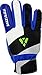 Vizari Junior Gloves for Protection & Grip | Tri-Color Youth Soccer Goalie Gloves with Elastic Wristband for Secure Fit | Finger Support Goalkeeper Gloves with Foam Cushioning for Kids & Youth