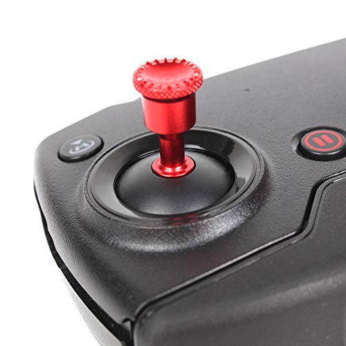 Aluminium Alloy Thumbsticks,TLT Retail Compatible DJI Mavic 2 Pro/Zoom Remote Control Thumb Rocker Stick Cover Protector (1 pair) (Red) - Thumbnail 7