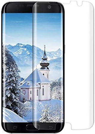 JRG Galaxy S7 Edge Tempered Glass Screen Protector Works with Almost All Phone Cases, [9H Hardness] [Anti-Scratch] [Anti-Fingerprint] [Bubble Free] [Ultra-Clear] [3D Cover] - Clear