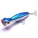 Kingdom Fishing Fly Fishing Popper Lures Saltwater Baits Realistic Scale Pattern Hard Swimbait Treble Hook Swimbait Fishing Bait Sinking Lure for Bass Trout Walleye Redfish Saltwater Freshwater