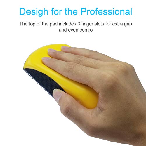 M-jump 5 inch Mouse Hand Sanding Pad Hook and Loop Sanding Block Hook Backing Plate For Woodworking, Furniture Restoration, Home and Automotive Body. - Thumbnail 4