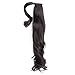 Ty.Hermenlisa 18″ Wrap Around Natural Wave Synthetic Ponytail Hair Extensions Wigs Beauty Accessory, 1 Piece, 63g, Chocolatethumb 3
