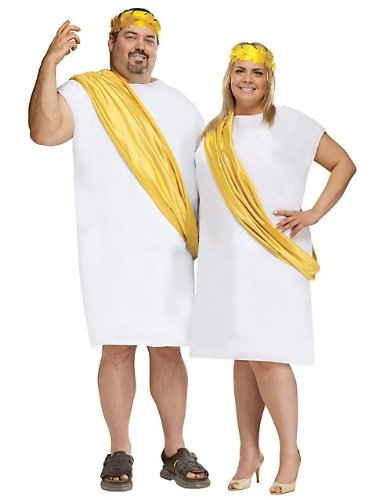 Plus Sized Toga Costume Unisex
