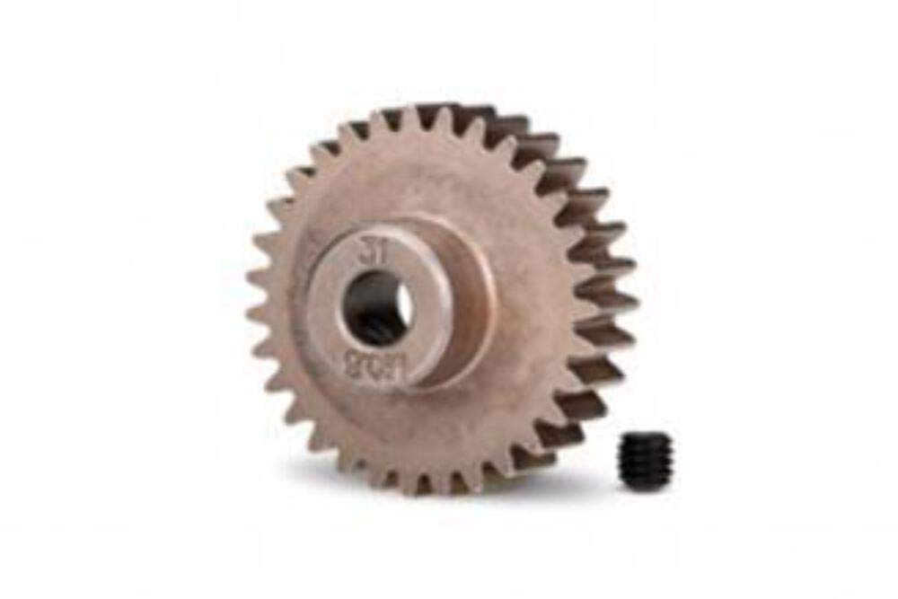 GPM-LMB016TS-BK 40Cr Steel Pinion Gear 16T per TEAM LOSI 1-24 Micro-B, 4,41