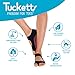 Tucketts Allegro Pilates Toeless Yoga Socks with Grips for Women, Toeless Socks For Women, S/M, 1 Pair Solid Grey Dot