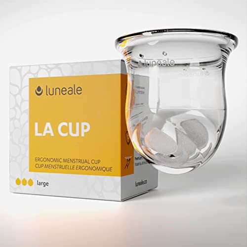 La Cup Luneale Reusable Stemless Menstrual Cup Patented Ergonomic