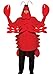 Rasta Imposta Lightweight Lobster Costume, Red, One Size