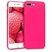kwmobile Case Compatible with Apple iPhone 7 Plus/iPhone 8 Plus Case - Soft Slim Protective TPU Silicone Cover - Neon Pink